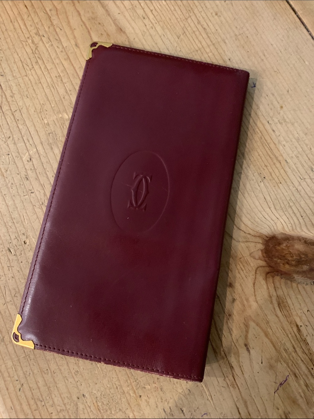 Cartier vintage long wallet